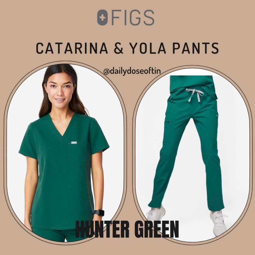 FIGS Hunter Green Set